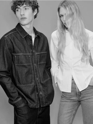 Reserved - Jeansy flare - niebieski