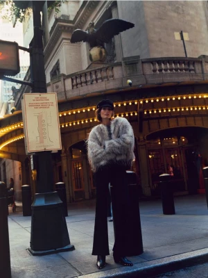 Reserved - Jeansy flare z wysokim stanem - czarny