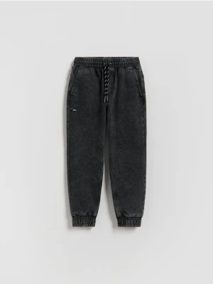 Reserved - Jeansy jogger - czarny