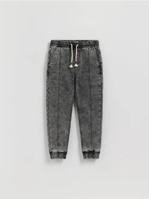 Reserved - Jeansy jogger - jasnoszary
