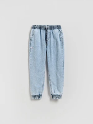 Reserved - Jeansy jogger - niebieski