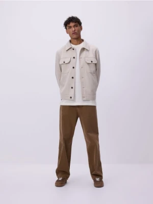 Reserved - Jeansy loose fit - brązowy