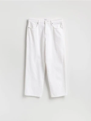 Reserved - Jeansy loose fit - złamana biel