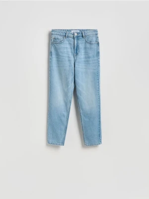 Reserved - Jeansy mom comfort - niebieski