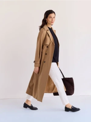 Reserved - Jeansy mom fit - biały