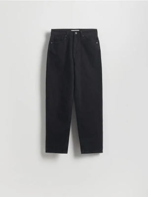 Reserved - Jeansy mom fit - czarny