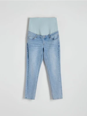Reserved - Jeansy mom fit - niebieski