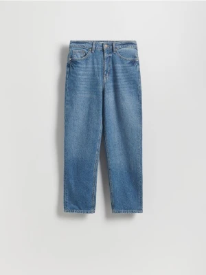 Reserved - Jeansy mom fit - niebieski