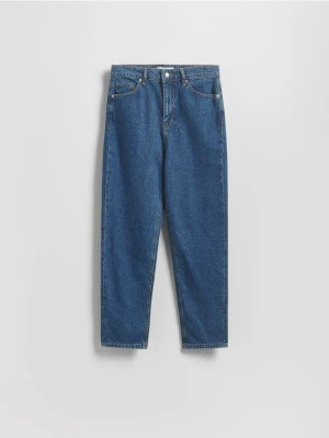 Reserved - Jeansy mom fit - niebieski
