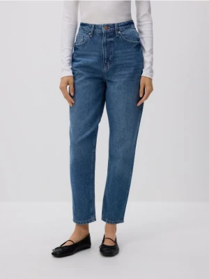 Reserved - Jeansy mom fit - niebieski