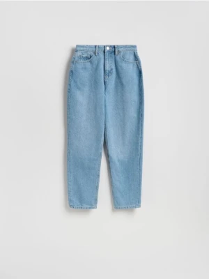 Reserved - Jeansy mom fit - niebieski