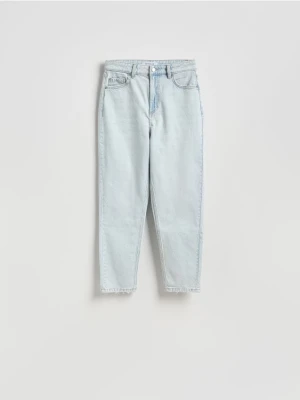 Reserved - Jeansy mom fit - niebieski