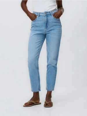 Reserved - Jeansy mom fit - niebieski