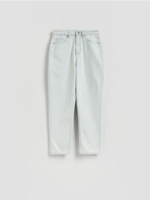 Reserved - Jeansy mom fit - niebieski