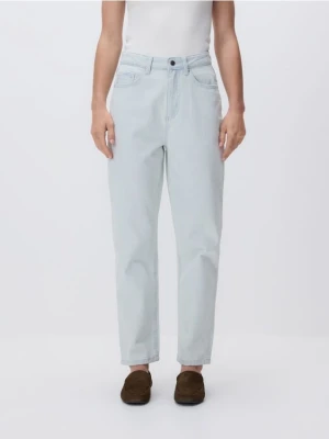 Reserved - Jeansy mom fit - niebieski