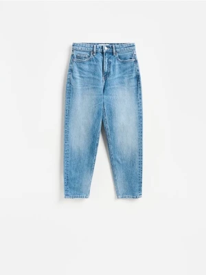 Reserved - Jeansy mom fit - niebieski