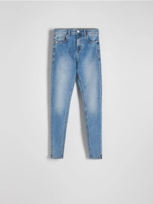 Reserved - Jeansy push up slim long leg - niebieski