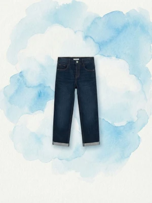 Reserved - Jeansy regular fit - granatowy