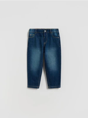 Reserved - Jeansy regular - granatowy
