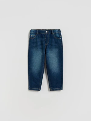 Reserved - Jeansy regular - granatowy