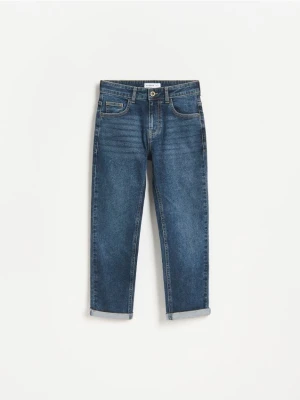 Reserved - Jeansy regular - granatowy