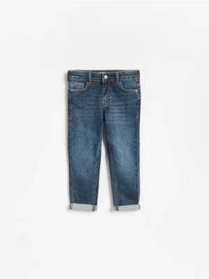 Reserved - Jeansy regular - granatowy