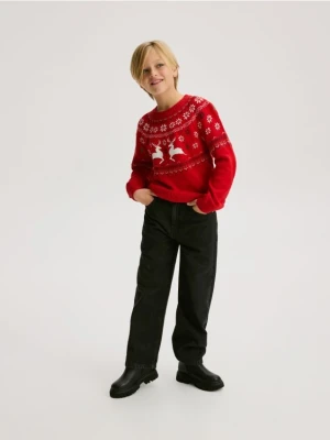 Reserved - Jeansy relaxed fit - czarny