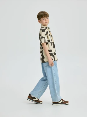 Reserved - Jeansy relaxed fit - niebieski