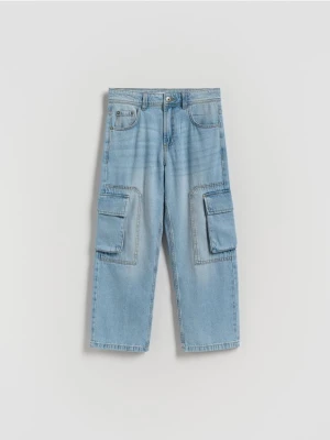 Reserved - Jeansy relaxed fit - niebieski