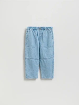 Reserved - Jeansy relaxed fit - niebieski