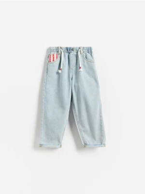 Reserved - Jeansy relaxed fit - niebieski