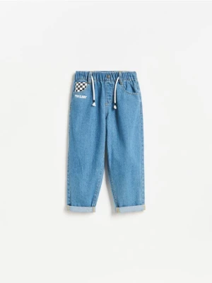 Reserved - Jeansy relaxed fit - niebieski