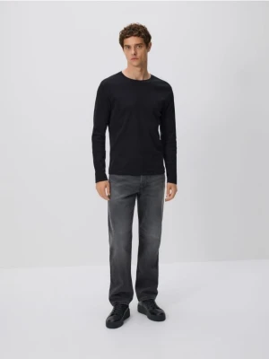 Reserved - Jeansy relaxed straight - szary