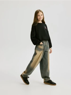 Reserved - Jeansy Skater - granatowy