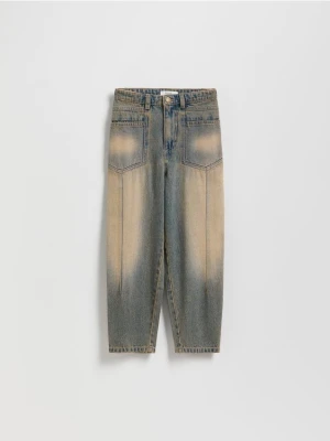 Reserved - Jeansy Skater - granatowy