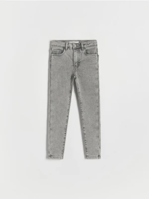 Reserved - Jeansy skinny super soft - jasnoszary