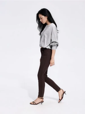 Reserved - Jeansy slim fit - brązowy