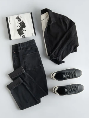 Reserved - Jeansy slim fit - czarny