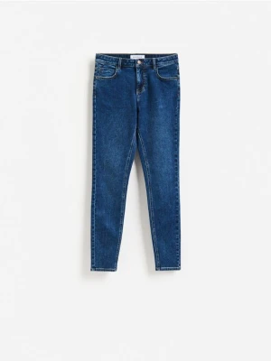 Reserved - Jeansy slim fit - granatowy