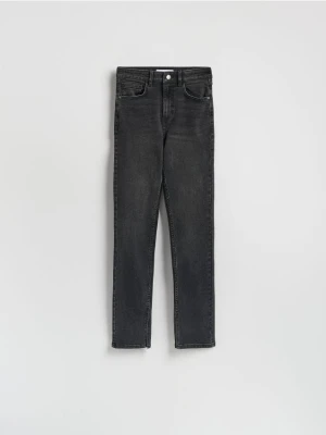 Reserved - Jeansy slim fit high waist - czarny