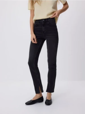 Reserved - Jeansy slim fit high waist - czarny