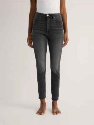 Reserved - Jeansy slim fit mid rise - jasnoszary