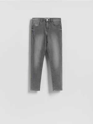 Reserved - Jeansy slim fit push up - jasnoszary