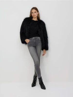 Reserved - Jeansy slim fit push up - jasnoszary