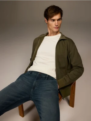 Zdjęcie produktu Reserved - Jeansy slim fit z efektem sprania - indigo jeans