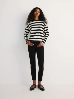 Reserved - Jeansy slim push up - czarny