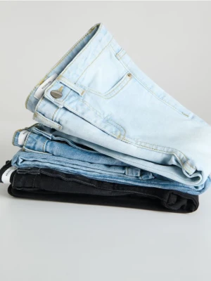 Reserved - Jeansy slim super high waist - niebieski