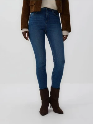 Reserved - Jeansy slim z dłuższą nogawką - granatowy