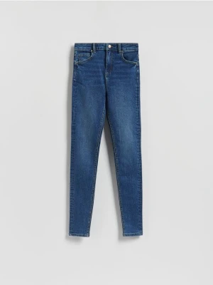 Reserved - Jeansy slim z dłuższą nogawką - granatowy