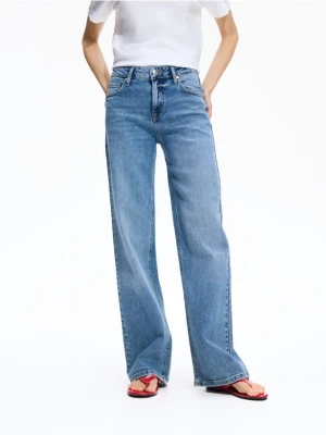 Reserved - Jeansy straight comfort - niebieski